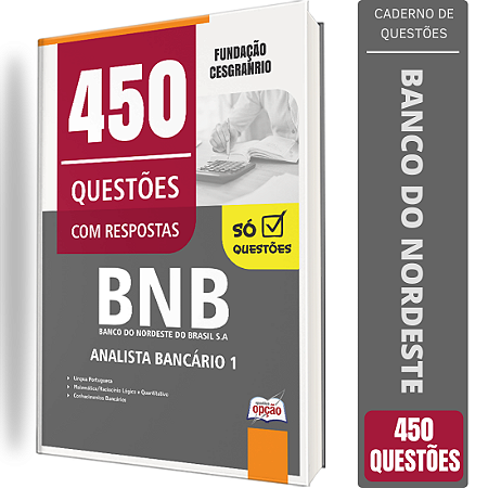 Caderno de 450 Questões BNB - Analista Bancário 1