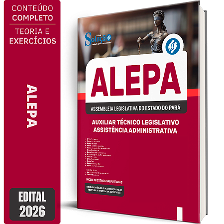 Apostila ALEPA 2026 Assessoramento Legislativo - Técnico Legislativo