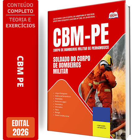 Apostila CBM PE 2026 - Soldado do Corpo de Bombeiros Militar