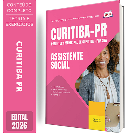 Apostila Prefeitura de Curitiba PR 2026 - Assistente Social