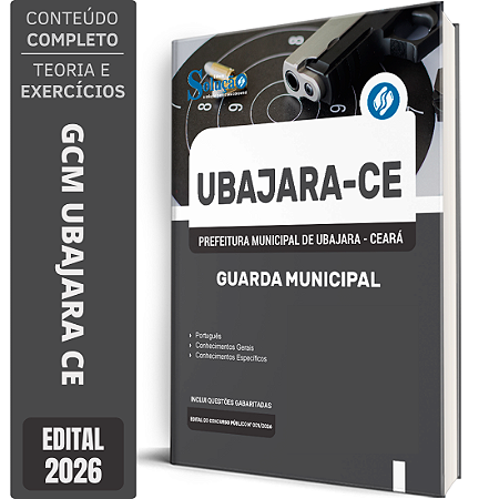 Apostila Prefeitura de Ubajara CE 2026 GCM - Guarda Municipal