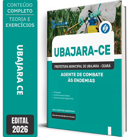 Apostila Prefeitura de Ubajara CE 2026 - Agente de Combate às Endemias