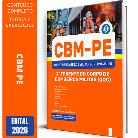 Apostila CBM PE 2026 - 2 Tenente do Corpo de Bombeiros Militar (QOC)