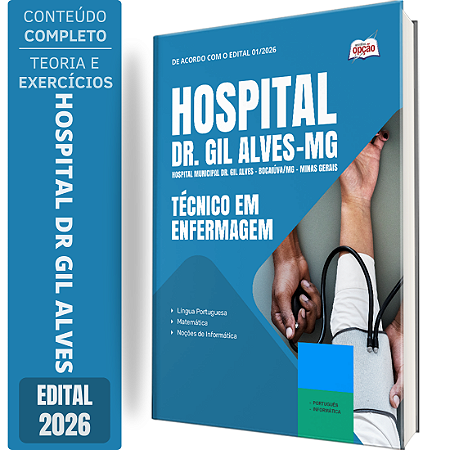 Apostila Hospital Municipal Dr. Gil Alves Bocaiúva MG 2026 - Técnico em Enfermagem