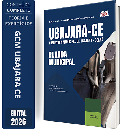 Apostila Prefeitura de Ubajara CE 2026 GCM - Guarda Municipal