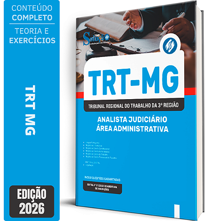 Apostila TRT MG 2026 Técnico Judiciário - Área Administrativa