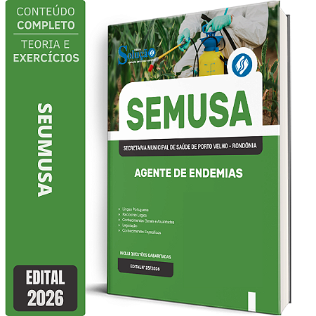 Apostila SEMUSA Porto Velho RO 2026 - Agente de Combate às Endemias