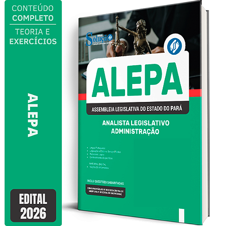 Apostila ALEPA 2026 Analista Legislativo - Administração