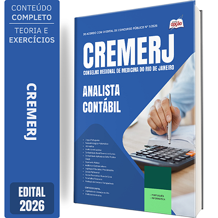 Apostila CREMERJ 2026 - Analista Contábil