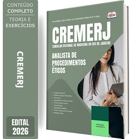 Apostila CREMERJ 2026 - Analista de Procedimentos Éticos