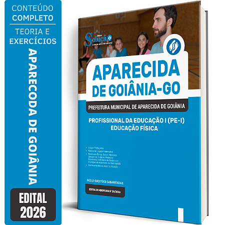 Apostila Prefeitura de Aparecida de Goiânia GO 2026 Profissional da Educação 1 - Educação Física