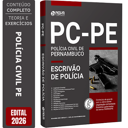 Apostila PC PE 2026 - Escrivão de Polícia