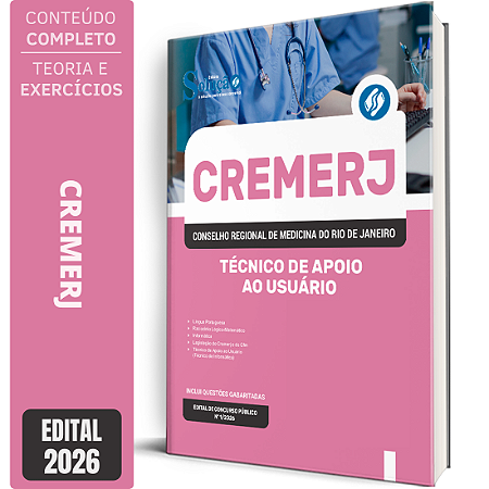 Apostila CREMERJ 2026 - Técnico de Apoio ao Usuário (Técnico de Informática)