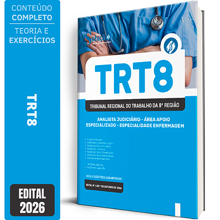 Apostila TRT8 2026 Área Apoio Especializado - Especialidade Enfermagem