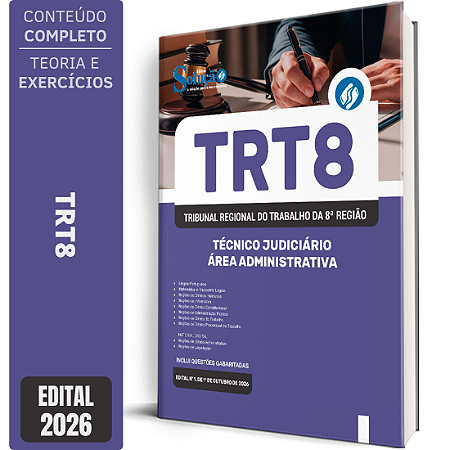 Apostila TRT8 2026 Técnico Judiciário - Área Administrativa