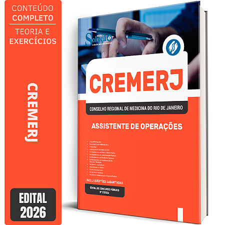 Apostila CREMERJ 2026 - Assistente de Operações