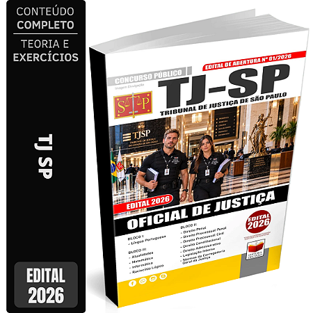 Apostila TJ SP 2026 - Oficial de Justiça