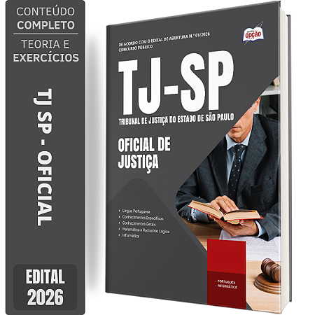 Apostila TJ SP 2026 - Oficial de Justiça