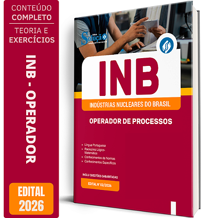 Apostila INB 2026 - Operador de Processos