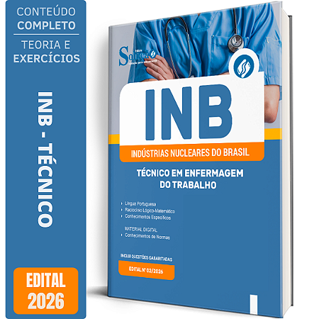 Apostila INB 2026 - Técnico em Enfermagem do Trabalho