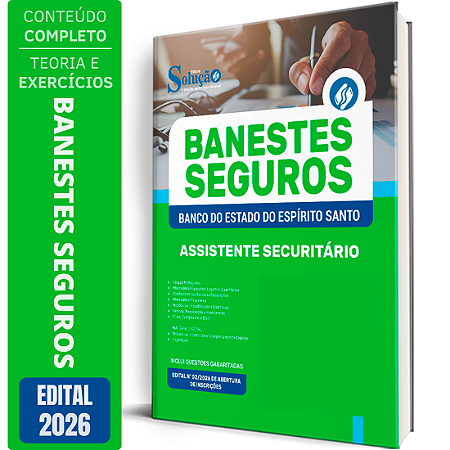 Apostila Banestes Seguros 2026 - Assistente Securitário