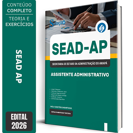 Apostila SEAD AP 2026 - Assistente Administrativo