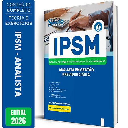 Apostila IPSM 2026 - Analista em Gestão Previdenciária