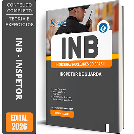 Apostila INB 2026 - Inspetor de Guarda
