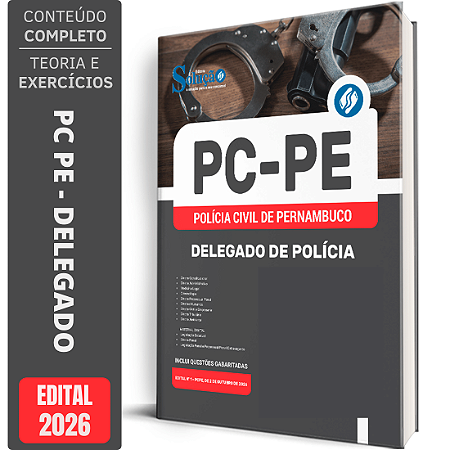 Apostila PC PE 2026 - Delegado de Polícia