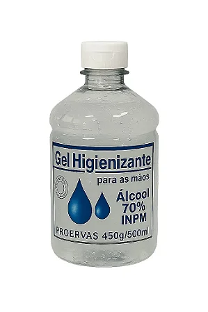 Alcool Gel Higienizante Proervas 450Gr/500Ml