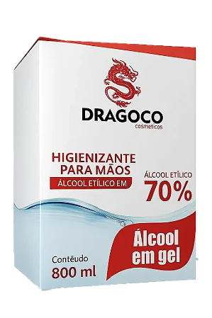 Alcool Gel Refil Dragoco 800 Ml