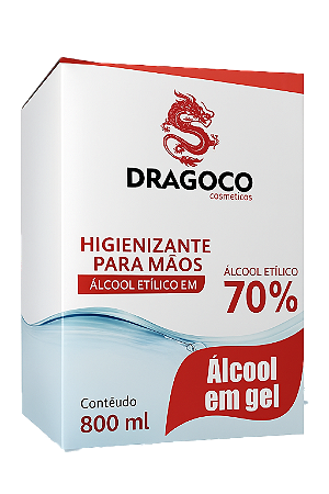 Alcool Gel Refil Dragoco 800 Ml