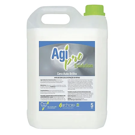 Cera Agripro Evolution Auto Brilho Incolor 5L