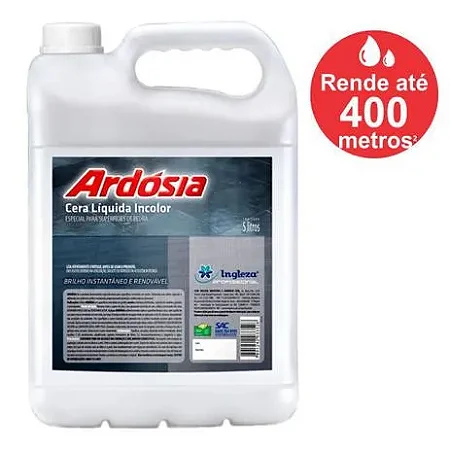 Cera Ingleza Ardósia Incolor 5LT