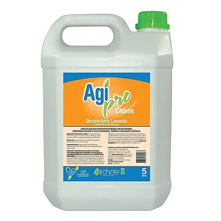 Desinfetante Agipro Cleene Archote 5L Lavanda