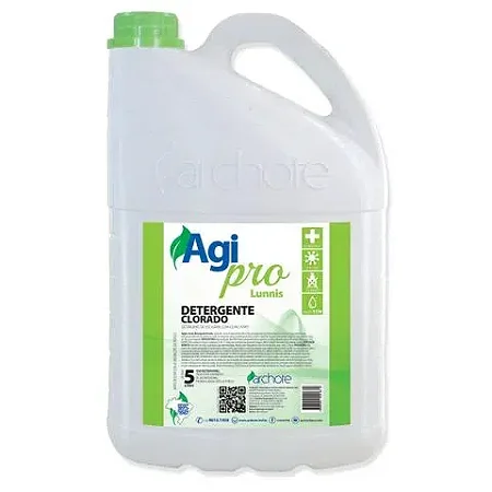 Detergente Agipro Neutro Clorado 5 Lts.