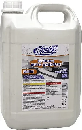 Detergente Cordex Neutro Concentrado 5L.