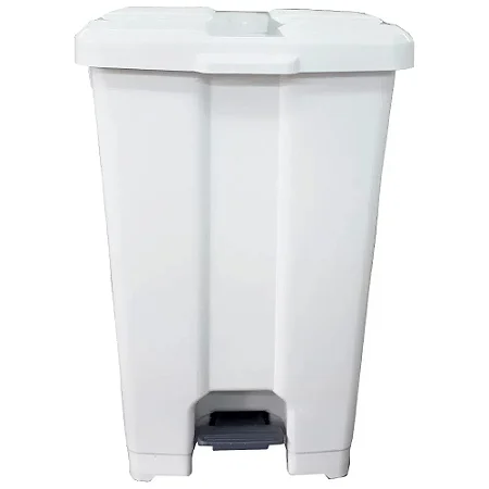 Lixeira Plast 60L Jsn C/Pedal Branco