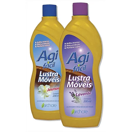 Lustra Moveis Agifacil Lavanda 200 Ml.