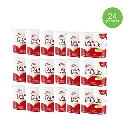 Papel Hig Fofinho F.Dupla 24X4Rolos 30Mts