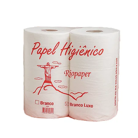 Papel Higiênico Rolão Rio Paper Luxo 300 Mts
