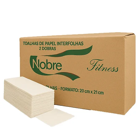 Papel Interfolha Nobre 20X21 Fitiness 2D 1000Fls