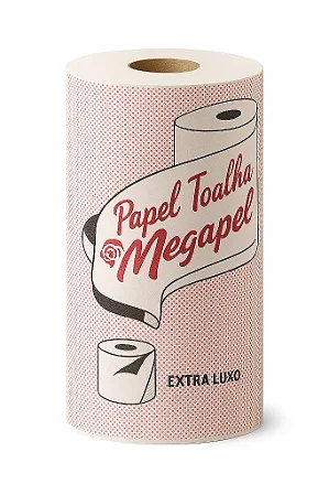 Papel Toalha Bobina Megapel Luxo 20X200 C/6