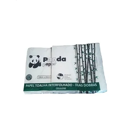 Papel Toalha Bobina Panda 100% Celulose 20X150 C/6