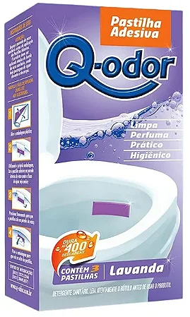 Pastilha Adesiva Q.Odor Lavanda Cx.C/3 Un.