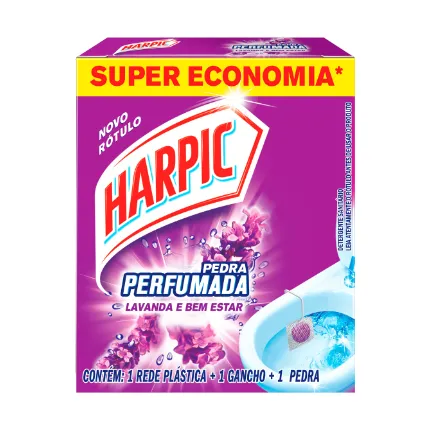 Pedra Sanitaria Harpic Aroma Plus Lavanda 20 G.