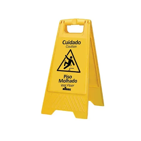 Placa Sinalização Piso Molhado Nobre