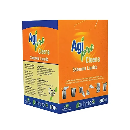 Sabonete Agipro Cleene Talco 800 Ml