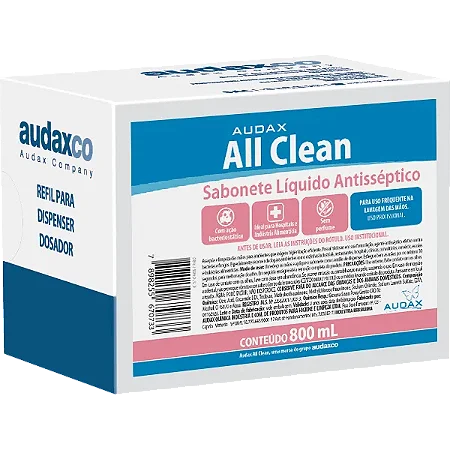 Sabonete All Clean Antisséptico 800Ml