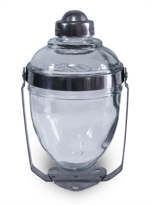 Saboneteira Giratória De Vidro Aurimar